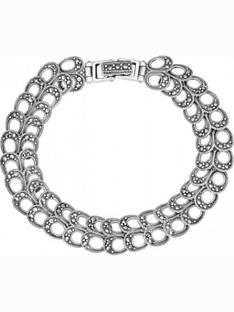 

Браслет с марказитами из серебра 17,5 см Марказит BR0187-9909, BR0187-9909