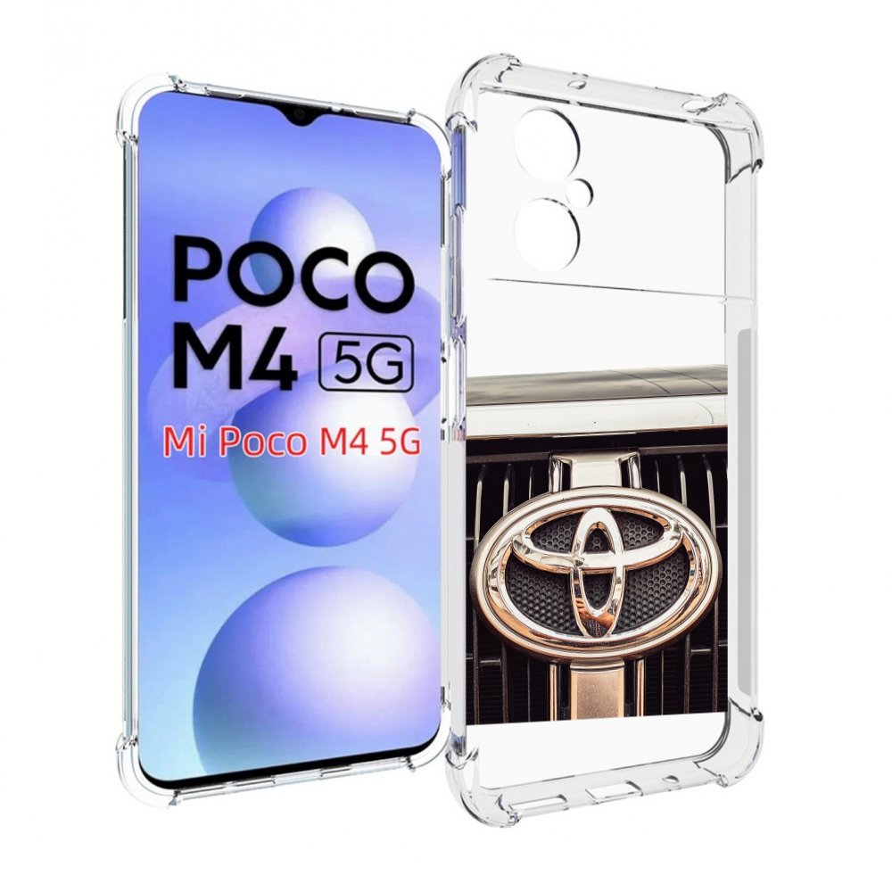 

Чехол Mypads Toyota 3 Для Poco M4 5G, Прозрачный, Tocco