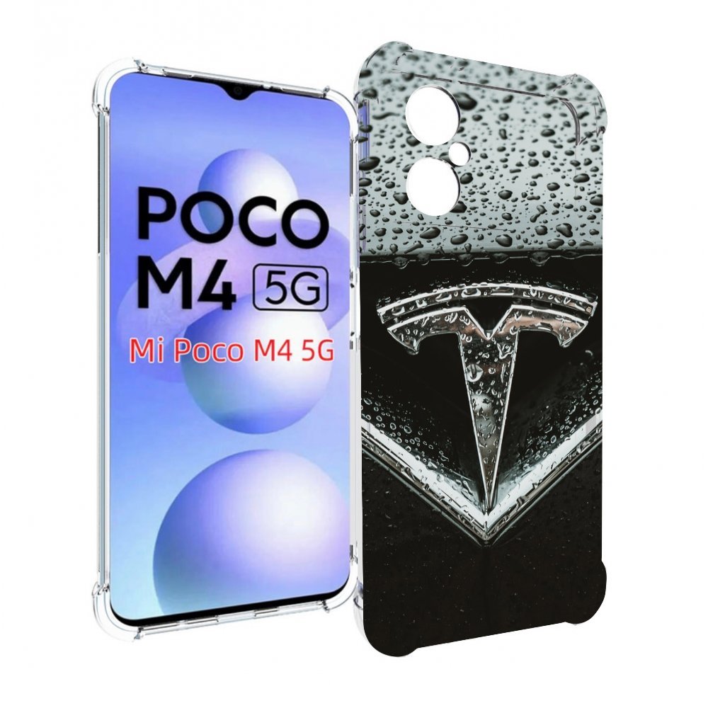 

Чехол Mypads Tesla 1 Для Poco M4 5G, Прозрачный, Tocco