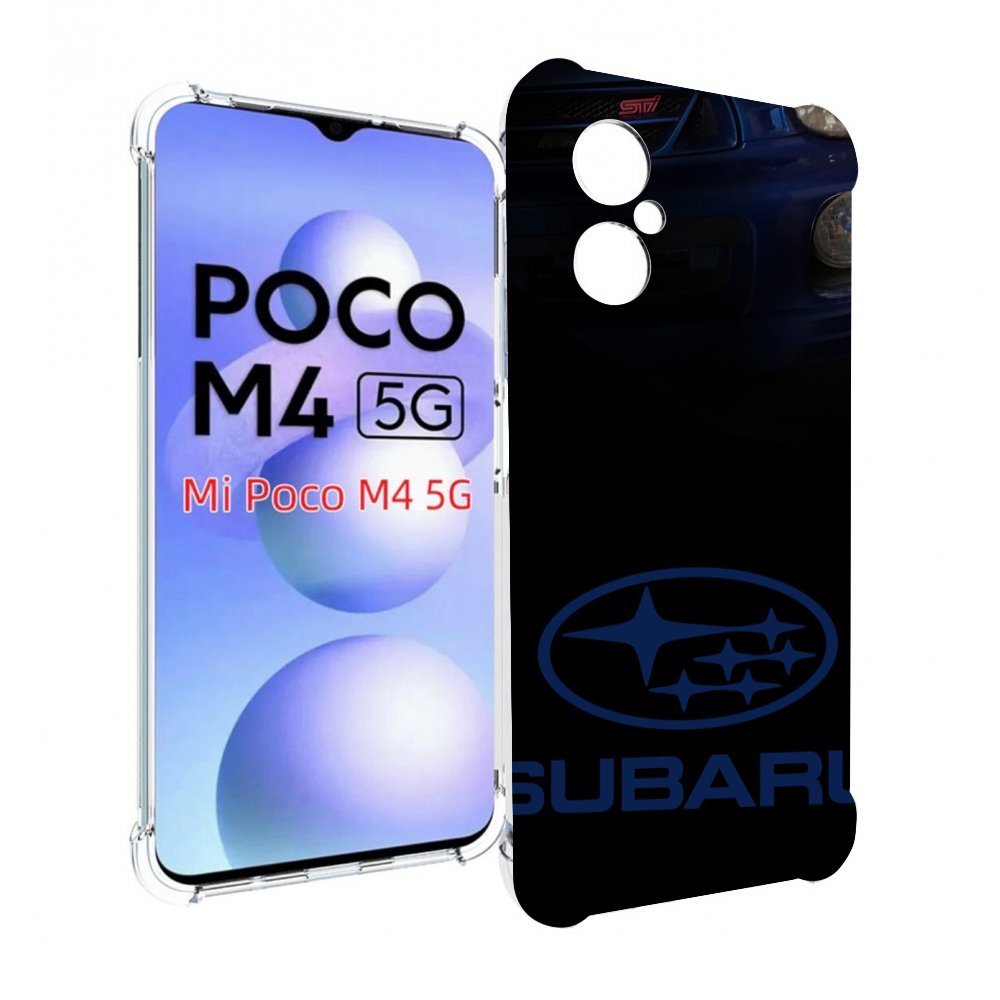 

Чехол Mypads Subaru 3 Для Poco M4 5G, Прозрачный, Tocco