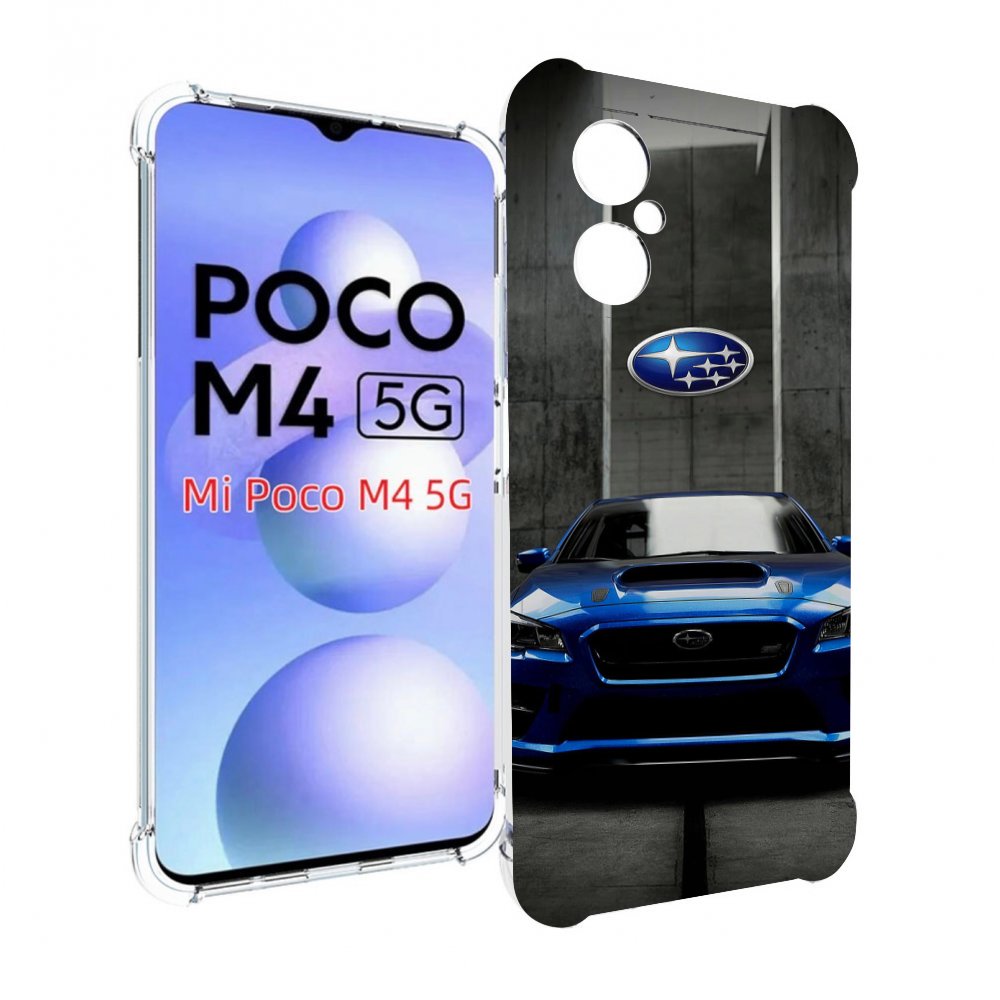 

Чехол Mypads Subaru 1 Мужской Для Poco M4 5G, Прозрачный, Tocco