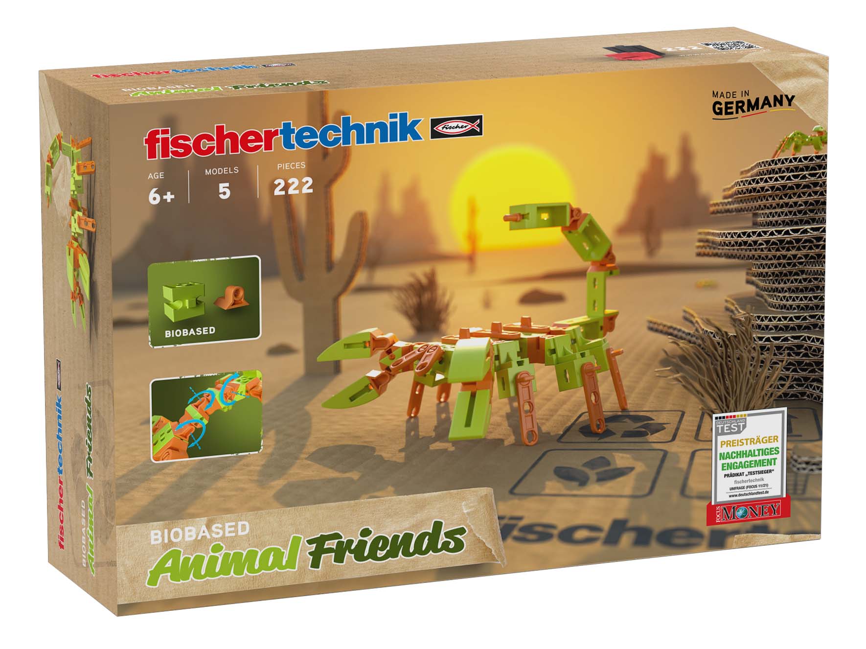 

Конструктор Fischertechnik Друзья животных Animal Friends, 222 детали, Animal Friends