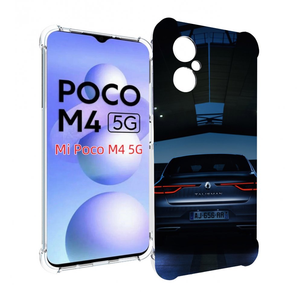 

Чехол Mypads Renault 1 Для Poco M4 5G, Прозрачный, Tocco