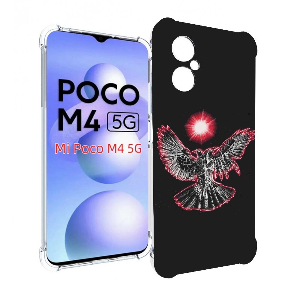 

Чехол Mypads Pyrokinesis Валькирия Для Poco M4 5G, Прозрачный, Tocco