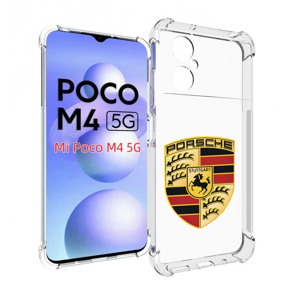 

Чехол Mypads Porsche 5 Мужской Для Poco M4 5G, Прозрачный, Tocco