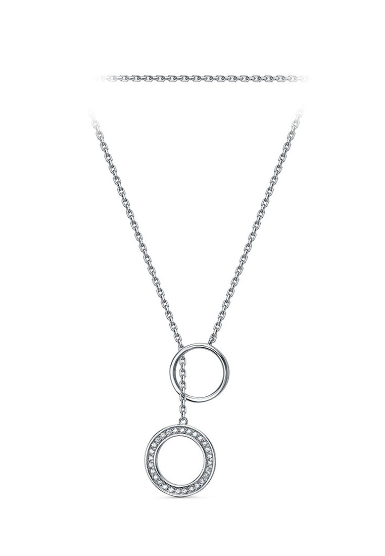 

Колье-галстук из серебра 65 см Kari Jewelry 3101088062, фианит, 3101088062