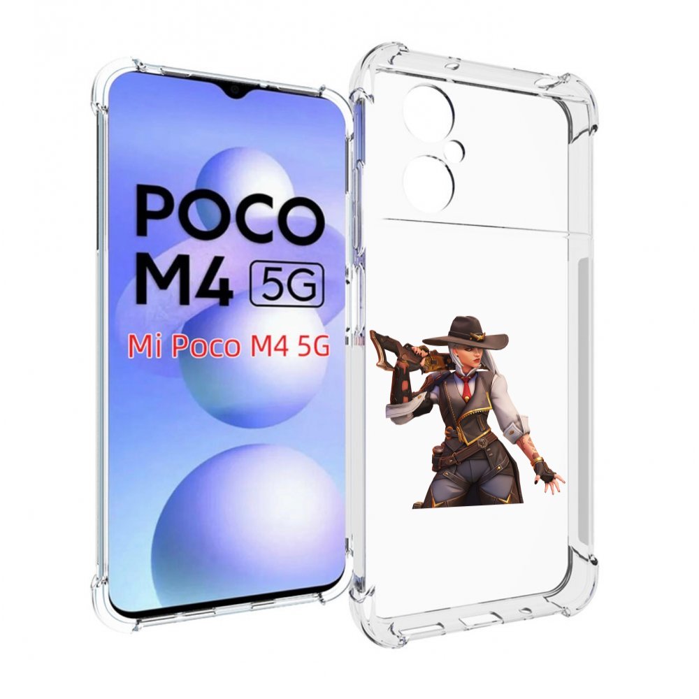

Чехол Mypads Overwatch Для Poco M4 5G, Прозрачный, Tocco