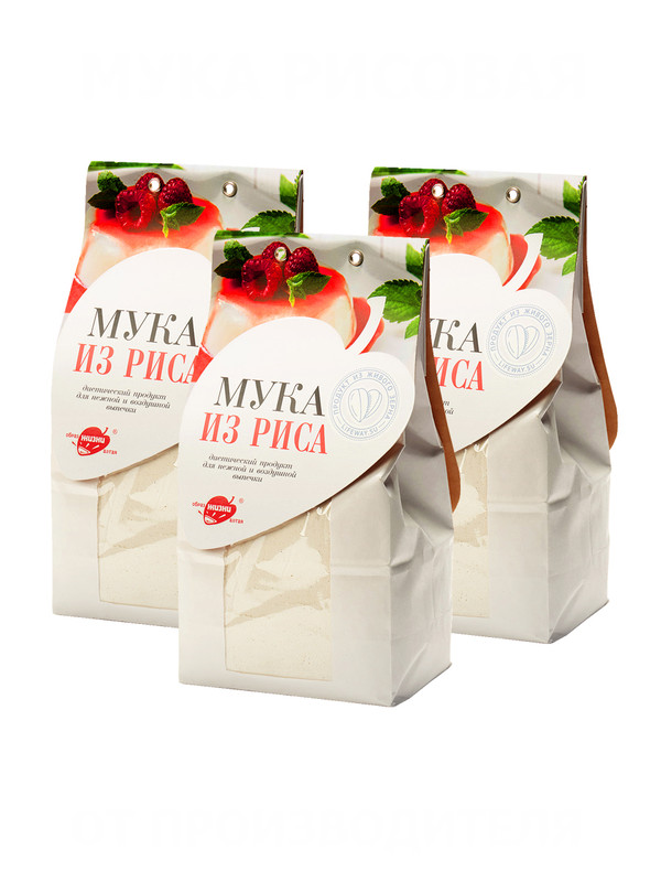 

Мука рисовая Образ жизни Алтая,500 г х 3 шт