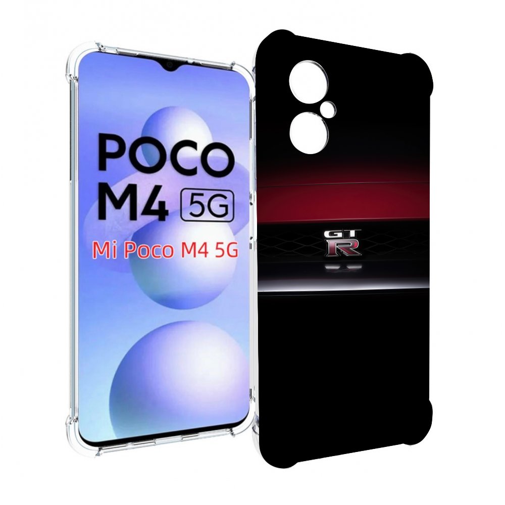 

Чехол Mypads Nissan 1 Мужской Для Poco M4 5G, Прозрачный, Tocco