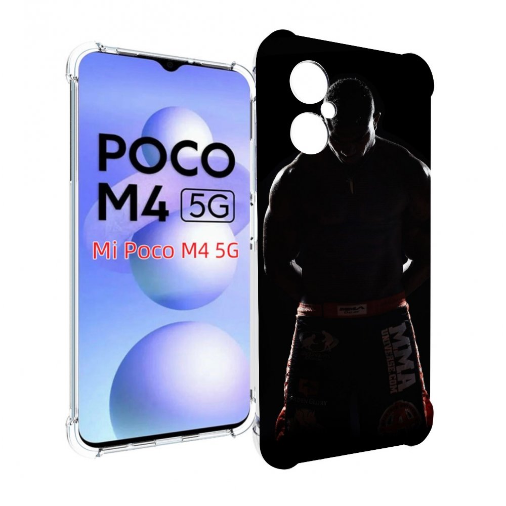 

Чехол MyPads mma единоборства для Xiaomi Poco M4 5G, Прозрачный, Tocco