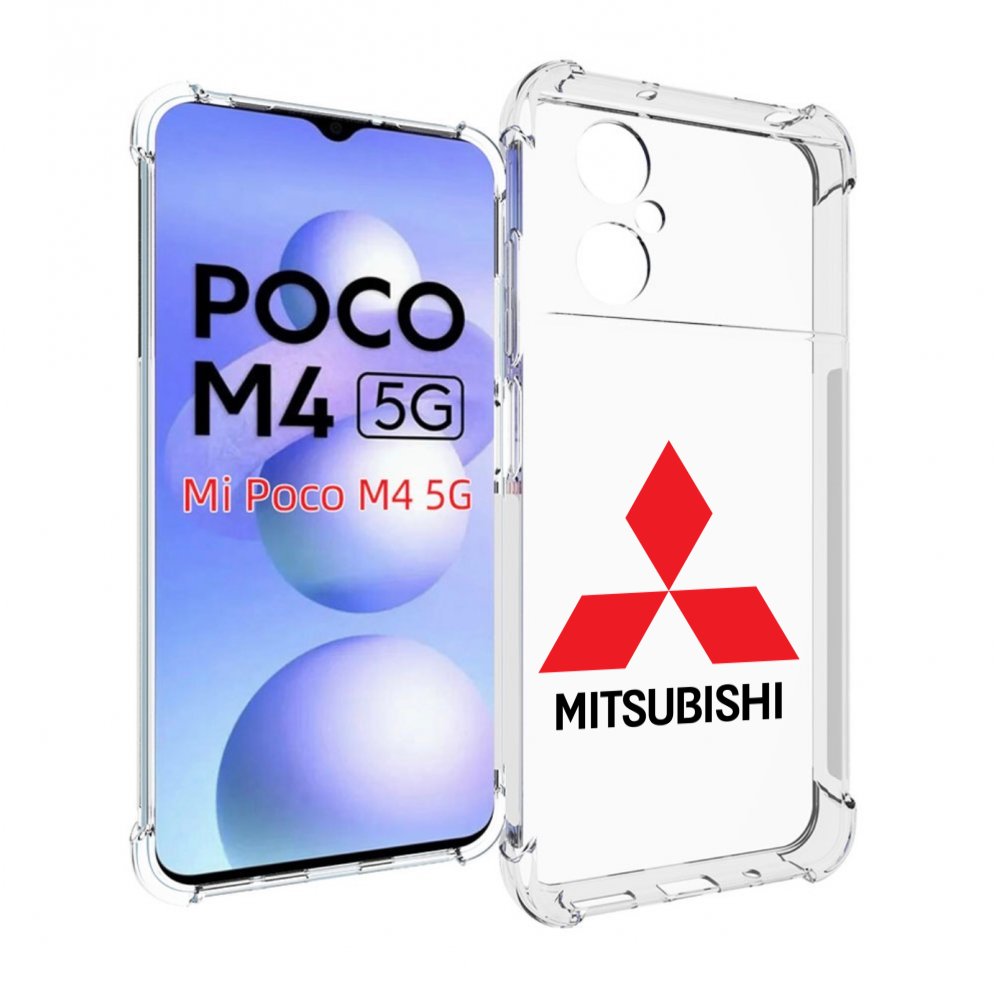

Чехол Mypads Mitsubishi-3 Для Poco M4 5G, Прозрачный, Tocco