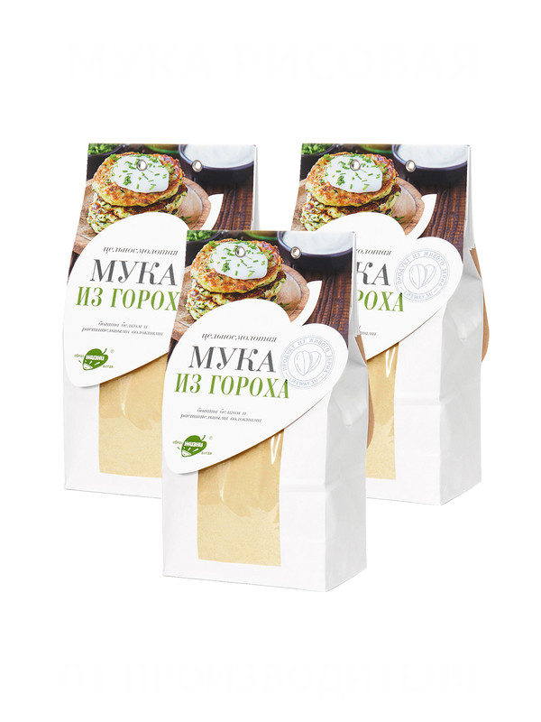 

Мука гороховая Образ жизни Алтая, 500 г х 3 шт