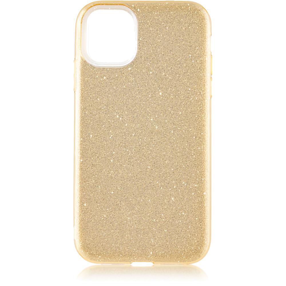 фото Чехол для apple iphone 11 brosco shine золотистый