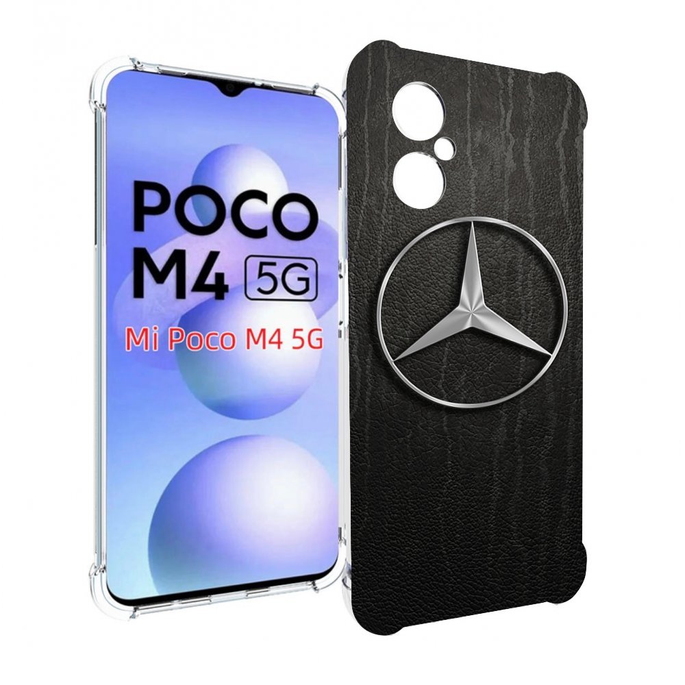 

Чехол Mypads Mercedes 2 Мужской Для Poco M4 5G, Прозрачный, Tocco