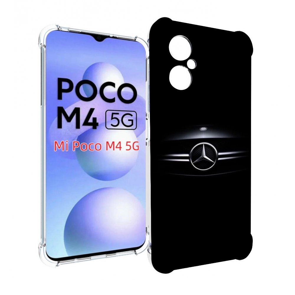 

Чехол Mypads Mercedes 1 Для Poco M4 5G, Прозрачный, Tocco