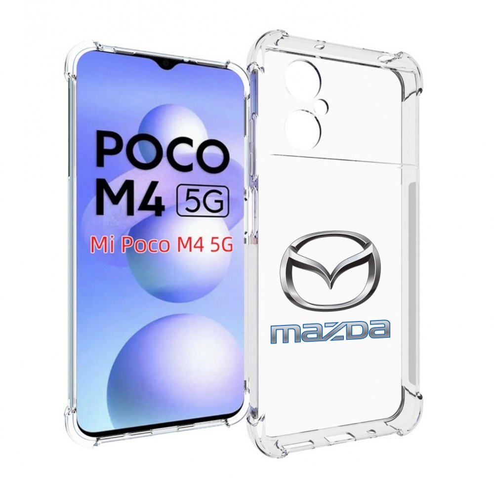 

Чехол Mypads Mazda 4 Мужской Для Poco M4 5G, Прозрачный, Tocco