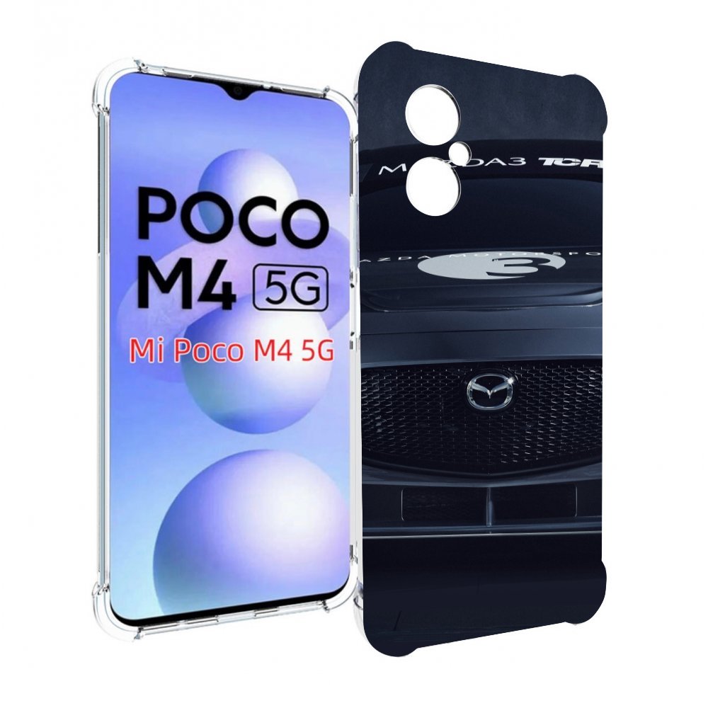 

Чехол Mypads Mazda 3 Для Poco M4 5G, Прозрачный, Tocco