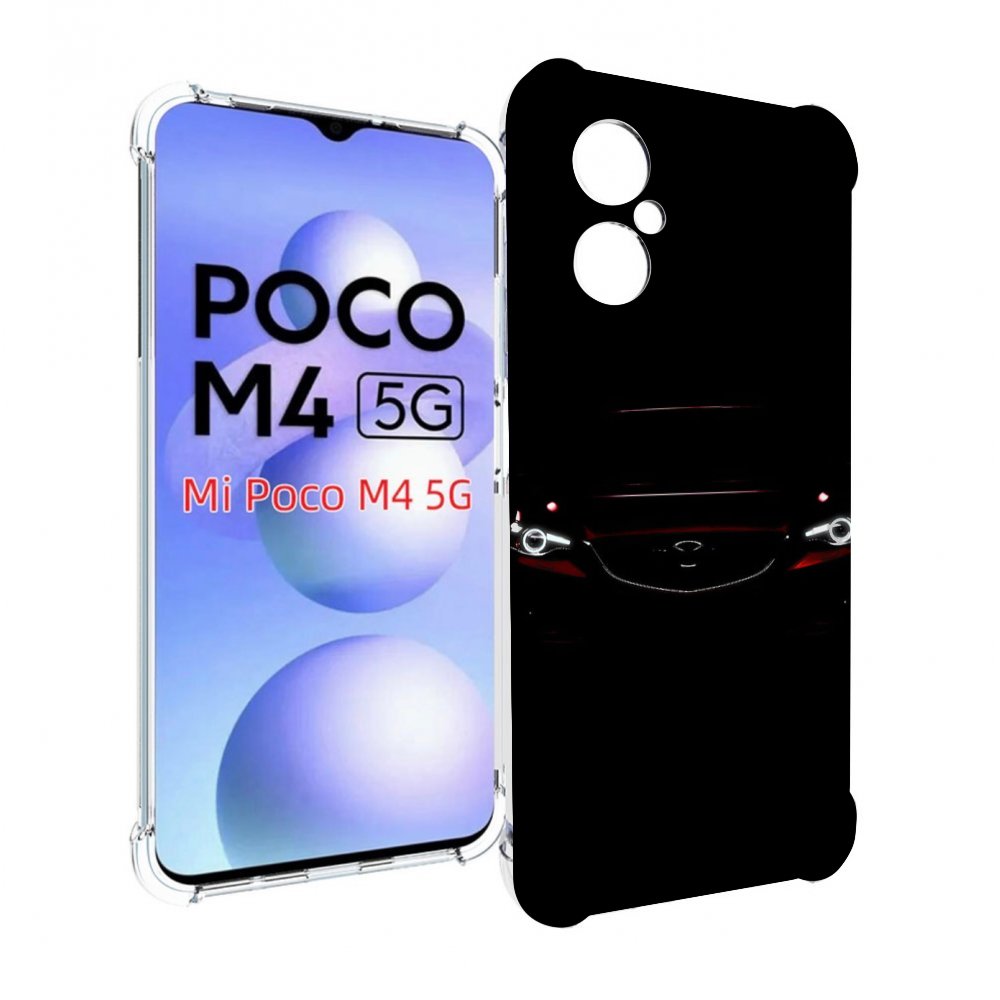 

Чехол Mypads Mazda 2 Мужской Для Poco M4 5G, Прозрачный, Tocco