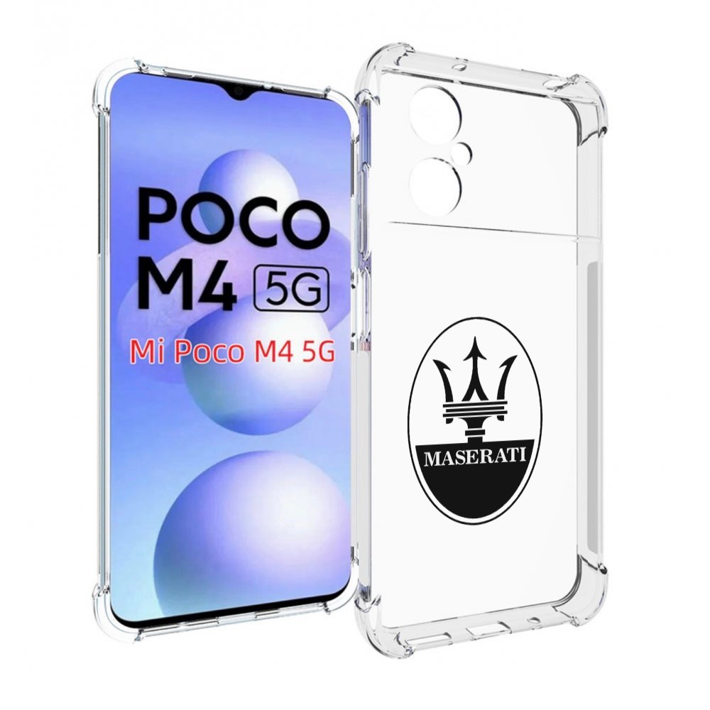 

Чехол Mypads Maserati 4 Для Poco M4 5G, Прозрачный, Tocco