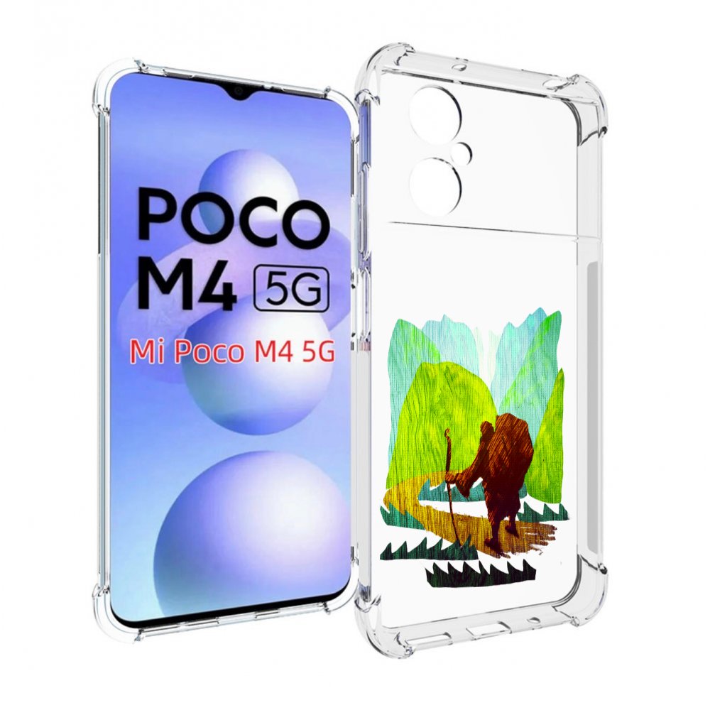 

Чехол MyPads Лесная тропа для Xiaomi Poco M4 5G, Прозрачный, Tocco