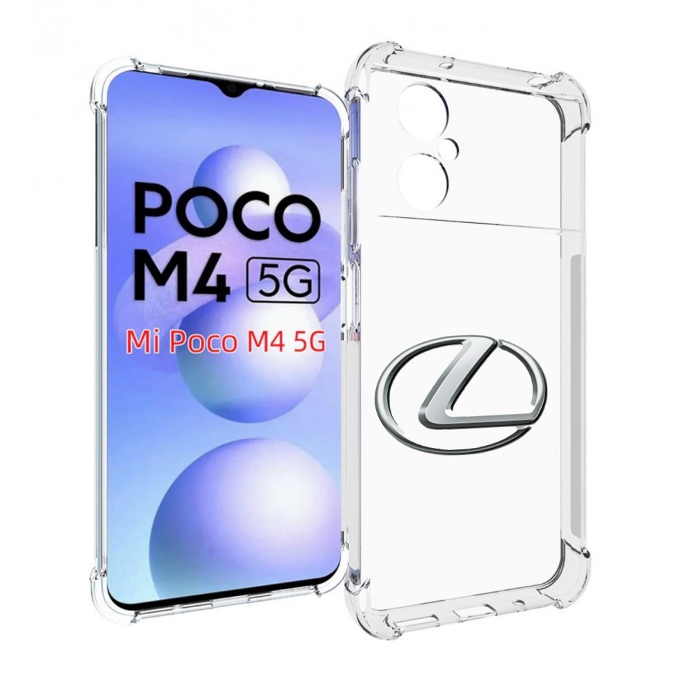 

Чехол Mypads Lexus 5 Мужской Для Poco M4 5G, Прозрачный, Tocco