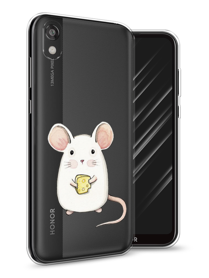 

Чехол Awog на Huawei Y5 2019 "Мышка", Белый;розовый;прозрачный, 69050-1