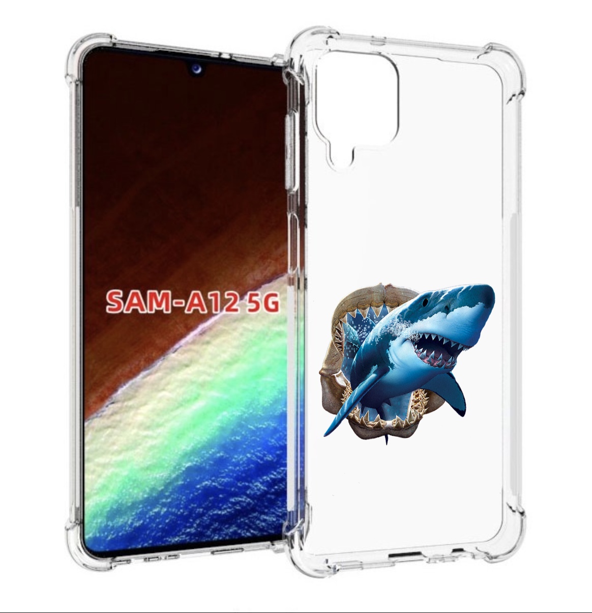 Чехол MyPads челюсти для Samsung Galaxy A12 (SM-A125F) 2020/21/A12 Nacho SM-A127F