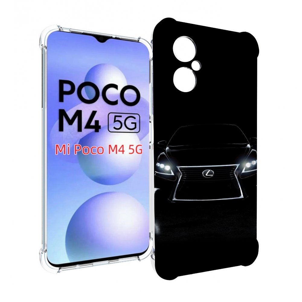 

Чехол Mypads Lexus 1 Мужской Для Poco M4 5G, Прозрачный, Tocco