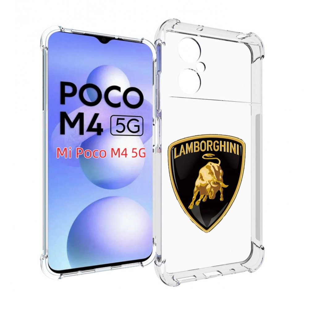 

Чехол Mypads Lamborghini 2 Для Poco M4 5G, Прозрачный, Tocco