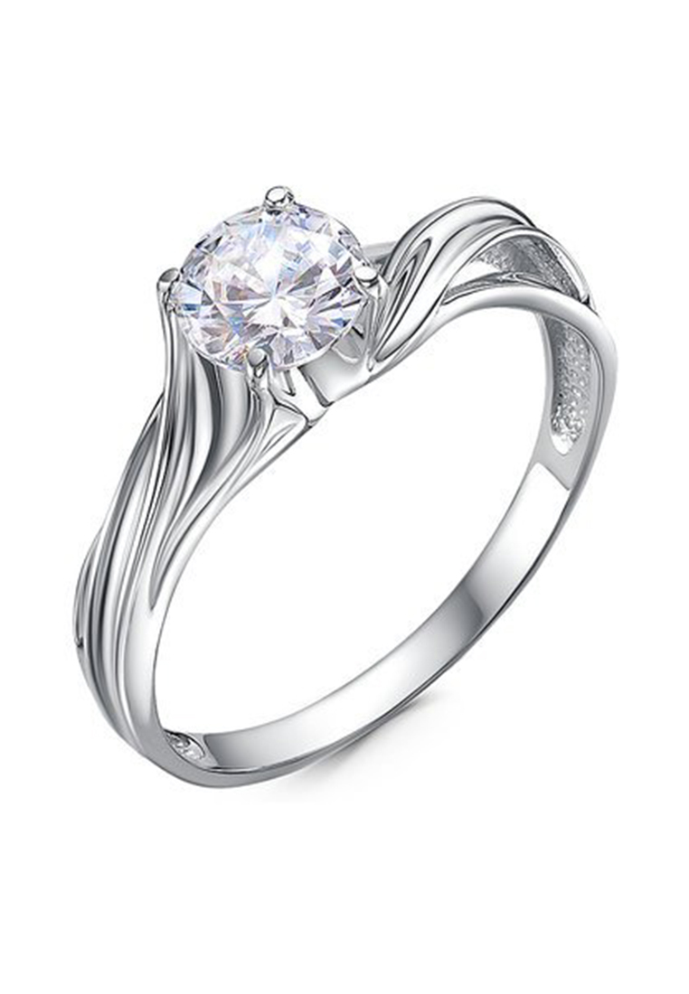 

Кольцо помолвочное из серебра с фианитом р. 17,5 Kari Jewelry с1101141, с1101141