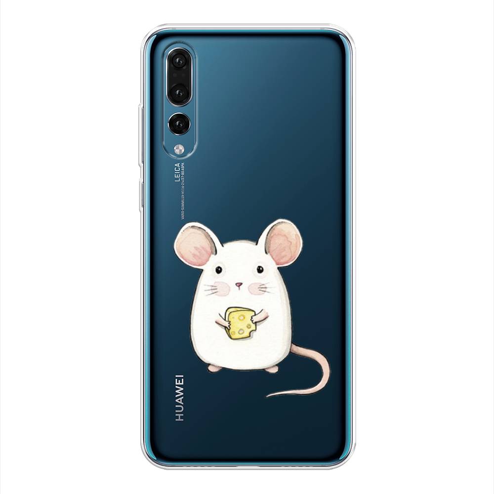 

Чехол Awog на Huawei P20 Pro "Мышка", Белый;розовый;прозрачный, 65050-1