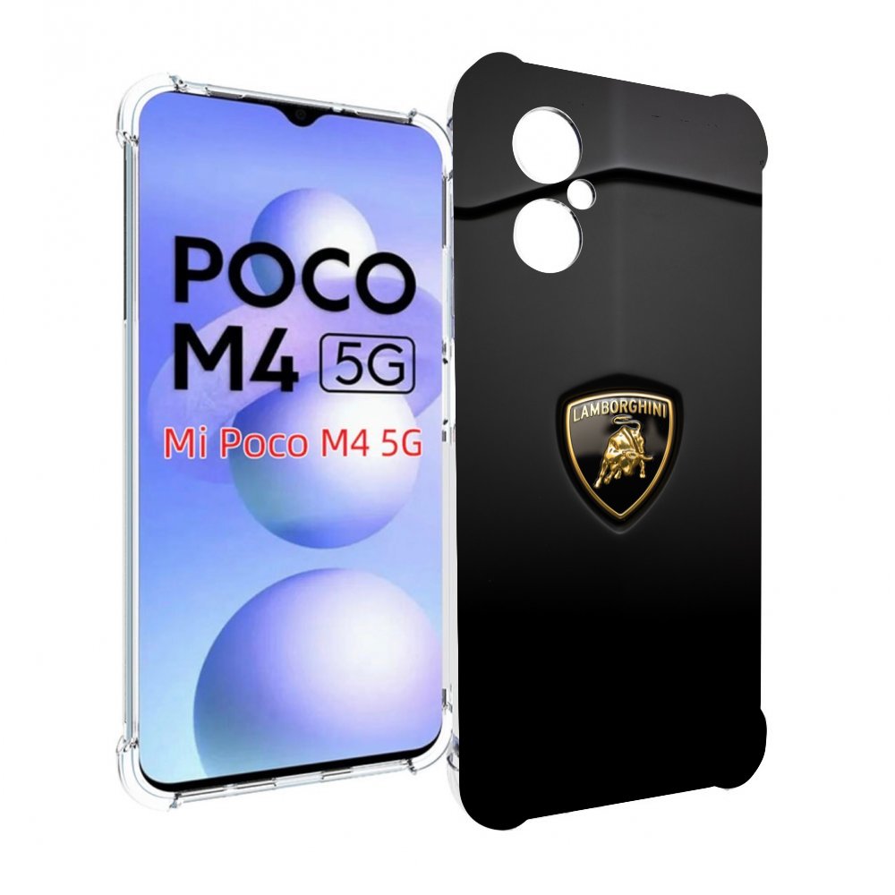 

Чехол Mypads Lamborghini 3 Для Poco M4 5G, Прозрачный, Tocco