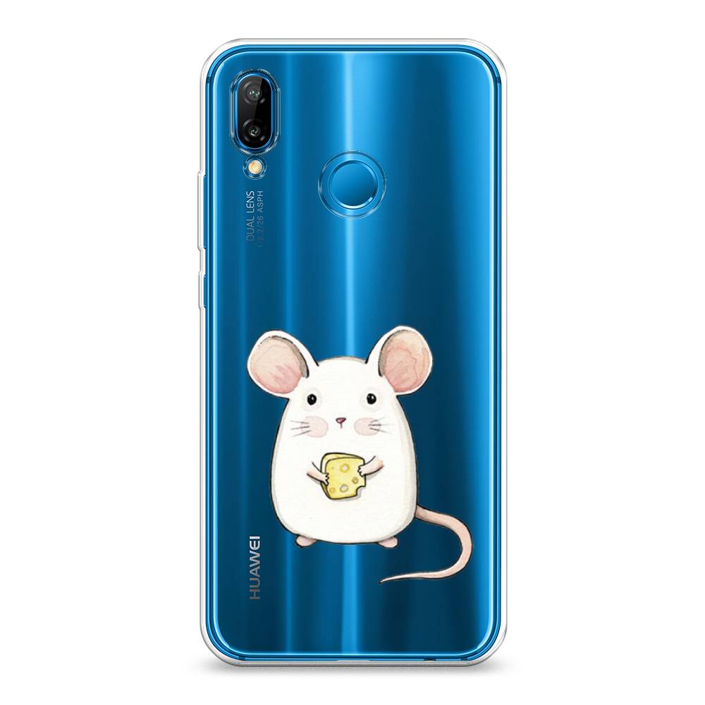 

Чехол Awog на Huawei P20 Lite "Мышка", Белый;розовый;прозрачный, 64450-1