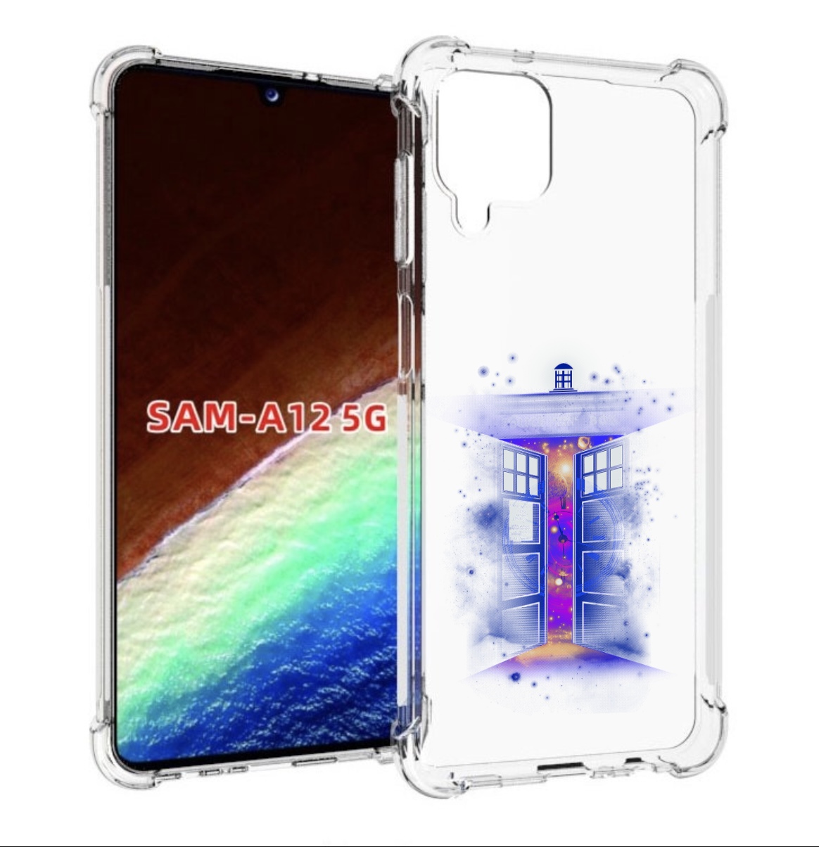 

Чехол MyPads фиолетовый уголок абстракция для Samsung Galaxy A12 (SM-A125F) 2020/21, Прозрачный, Tocco