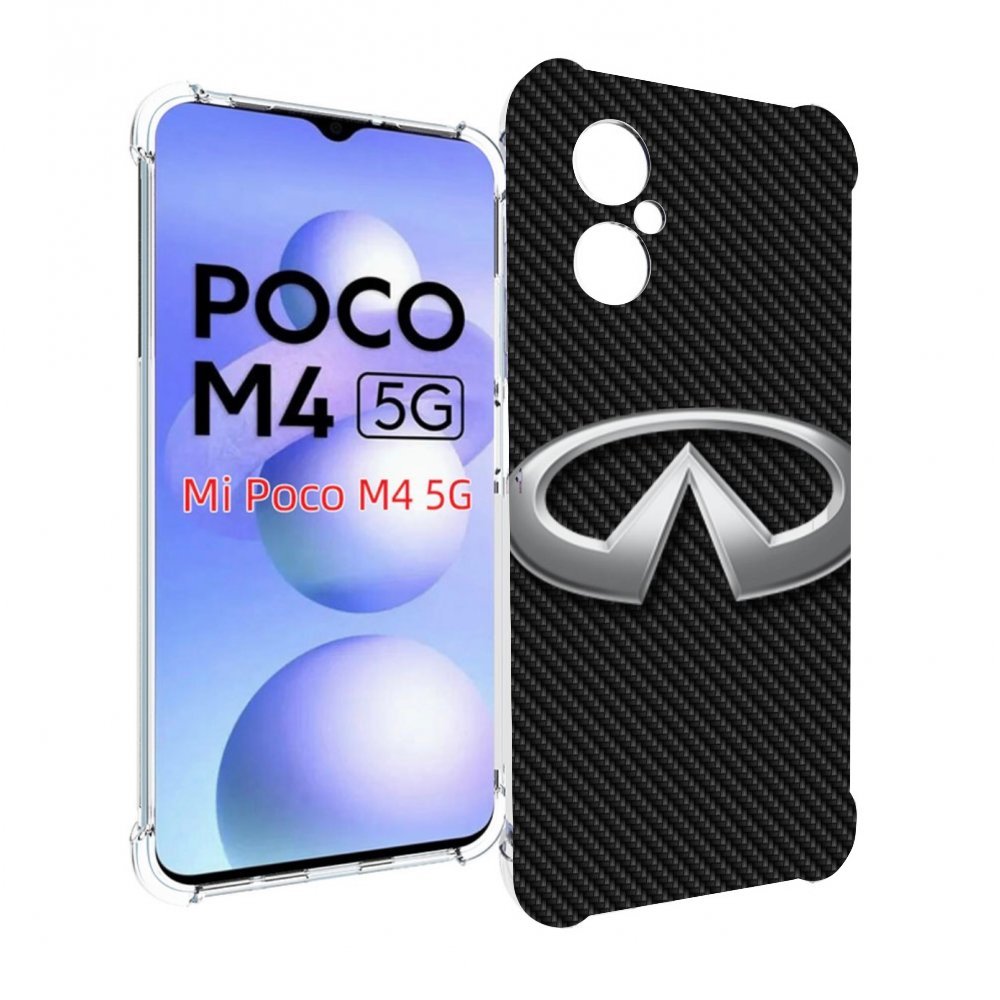 

Чехол Mypads Infiniti 2 Мужской Для Poco M4 5G, Прозрачный, Tocco