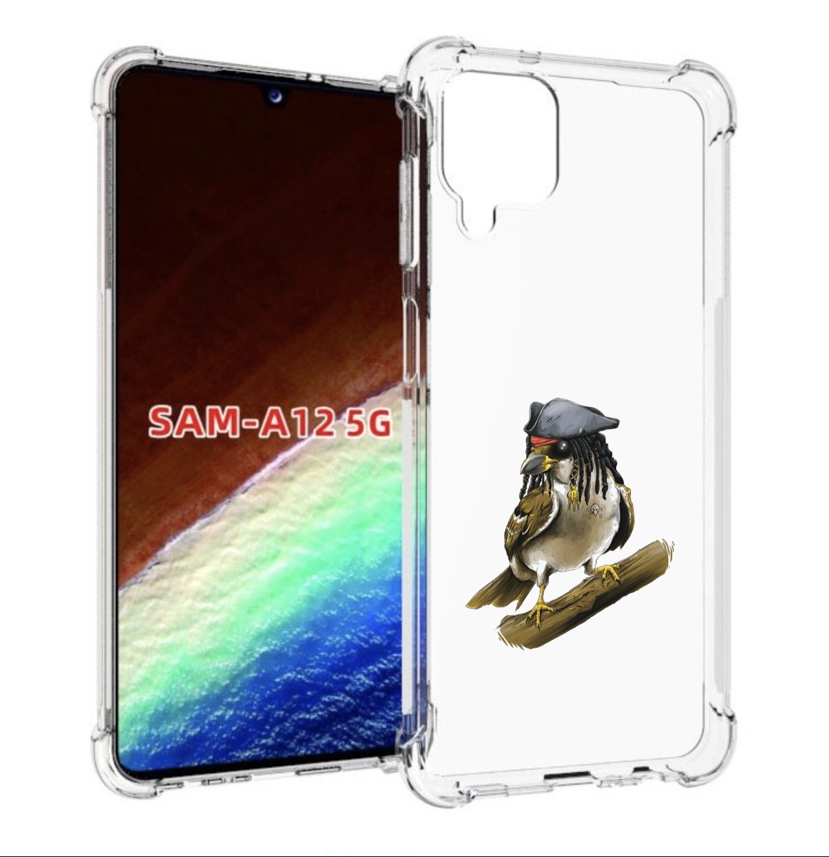 

Чехол MyPads Джек воробей для Samsung Galaxy A12 (SM-A125F) 2020/21/A12 Nacho SM-A127F, Прозрачный, Tocco