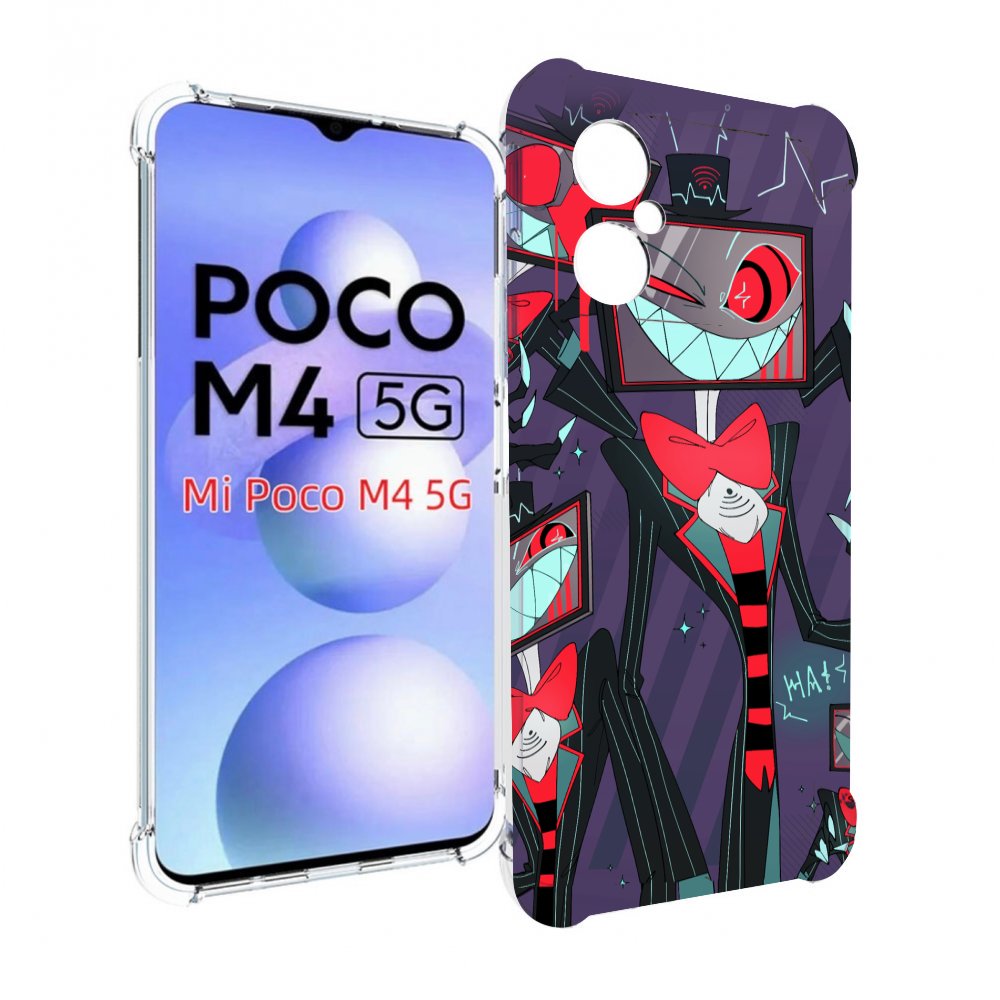 

Чехол MyPads hazbin hotel для Xiaomi Poco M4 5G, Прозрачный, Tocco