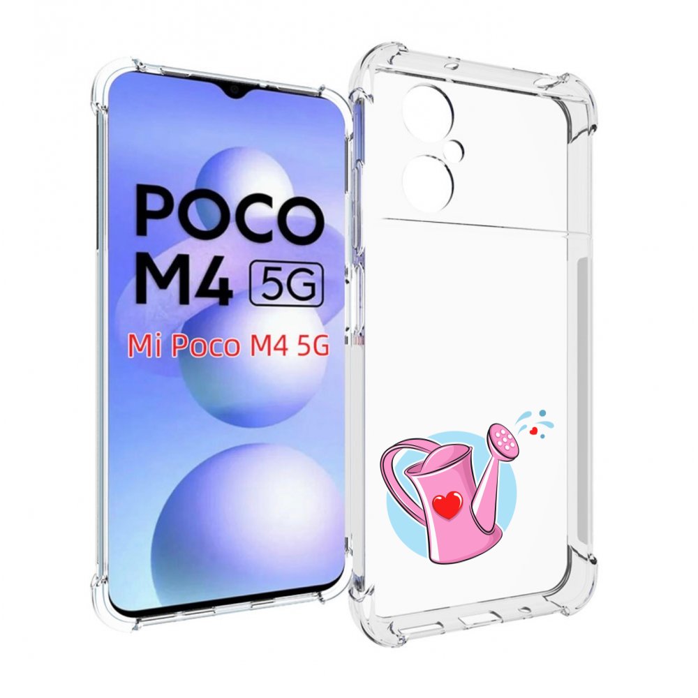 

Чехол MyPads Лейка любви 14 февраля для Xiaomi Poco M4 5G, Прозрачный, Tocco