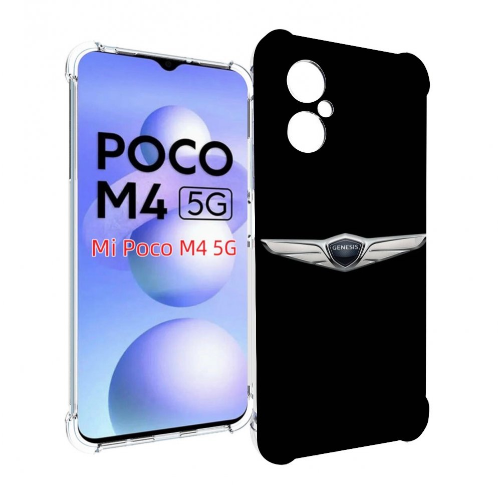 

Чехол Mypads Genesis 1 Мужской Для Poco M4 5G, Прозрачный, Tocco