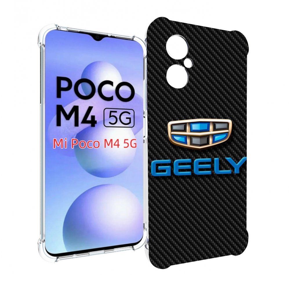 

Чехол Mypads Geele 1 Для Poco M4 5G, Прозрачный, Tocco