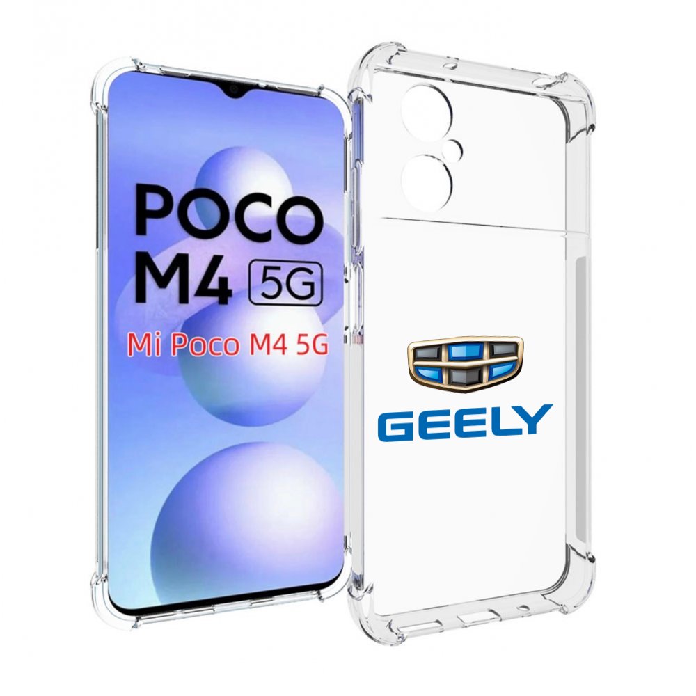 

Чехол Mypads Geele 3 Для Poco M4 5G, Прозрачный, Tocco
