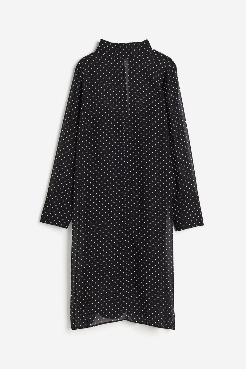 

Платье женское H&M 1216115 черное L, Черный, 1216115