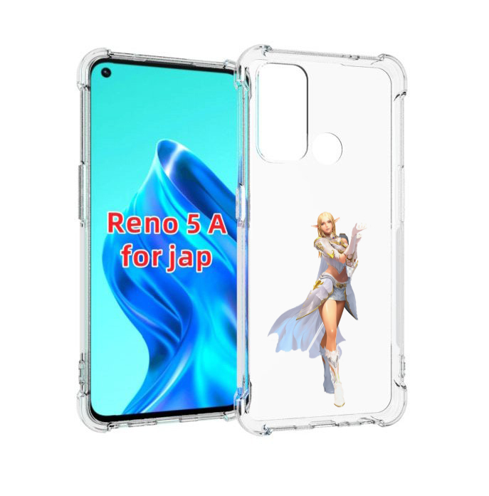 

Чехол MyPads lineage для Oppo Reno 5A, Прозрачный, Tocco