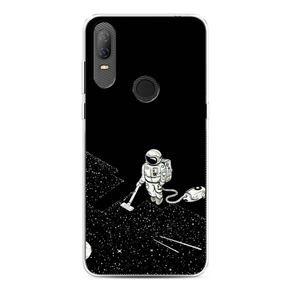 

Чехол Awog на Alcatel 1V (2020) 5007U / Алкатель 1V (2020) 5007U "Космонавт с пылесосом", 170950-4