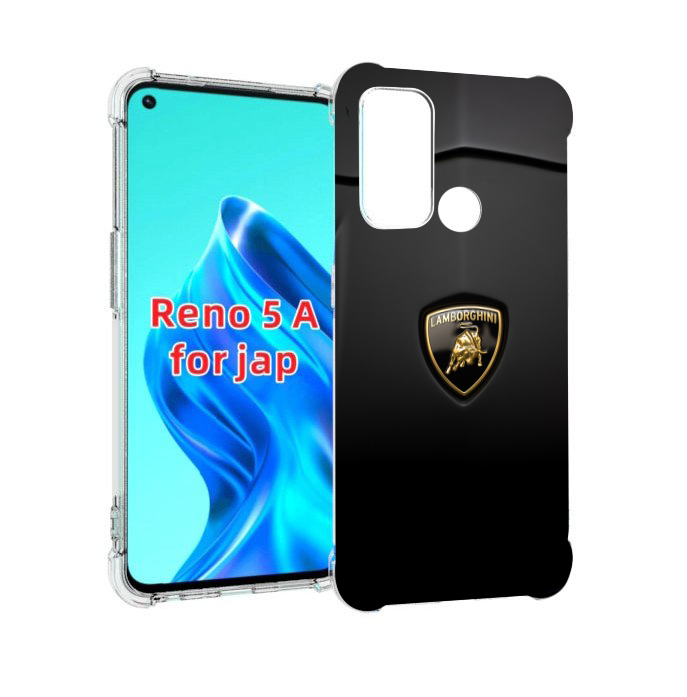 

Чехол MyPads lamborghini ламба 3 для Oppo Reno 5A, Прозрачный, Tocco