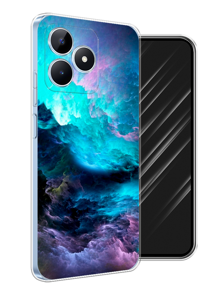 

Чехол Awog на Realme C60 "Бирюзовое небо", Бирюзовый;фиолетовый;черный, 2516550-1