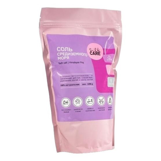 Соль для ванны Silk Care Средиземная 1,2 кг