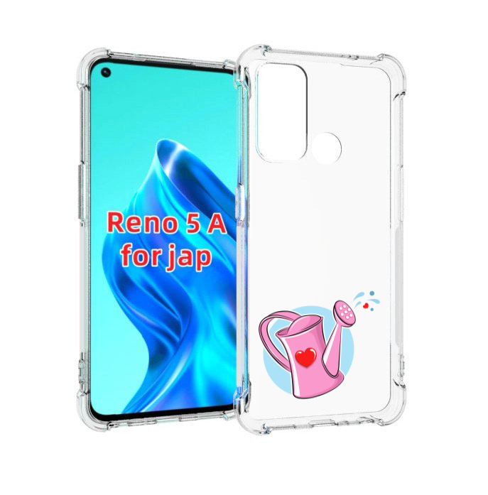 

Чехол MyPads Лейка любви 14 февраля для Oppo Reno 5A, Прозрачный, Tocco