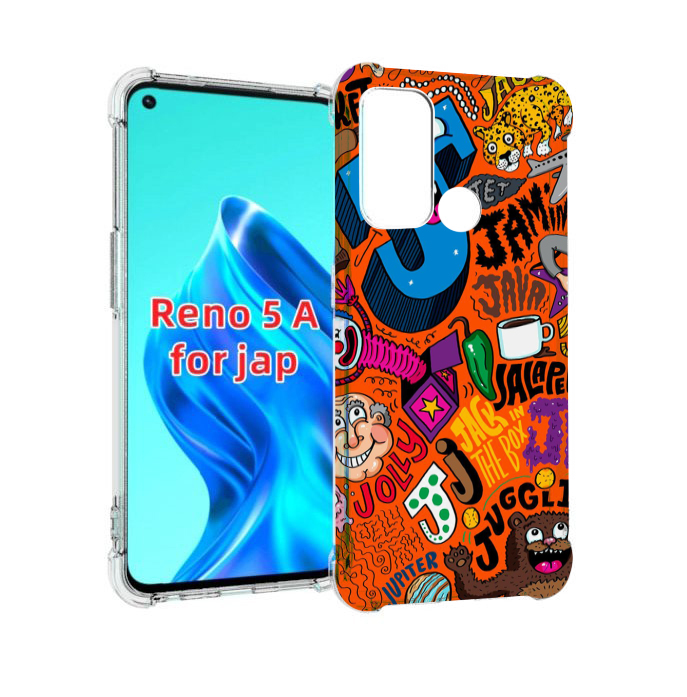 

Чехол MyPads funky-decor для Oppo Reno 5A, Прозрачный, Tocco