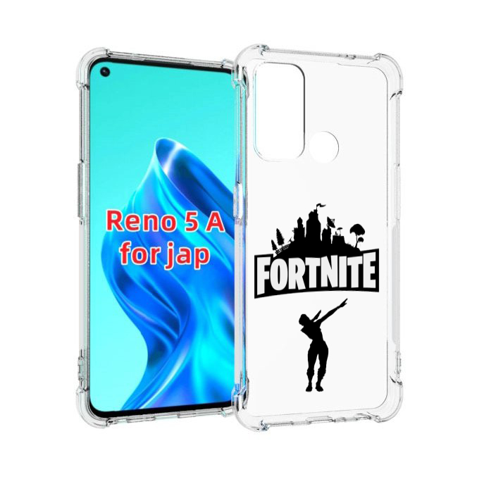 

Чехол MyPads fortnite-2 для Oppo Reno 5A, Прозрачный, Tocco